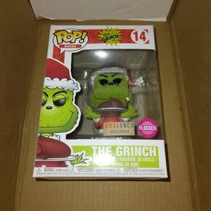 The Grinch Box Lunch exclusive flocked funko pop #14